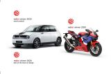 Společnost Honda získala tři ocenění „RED DOT DESIGN“, včetně ceny „Nejlepší z nejlepších“ pro model Honda E